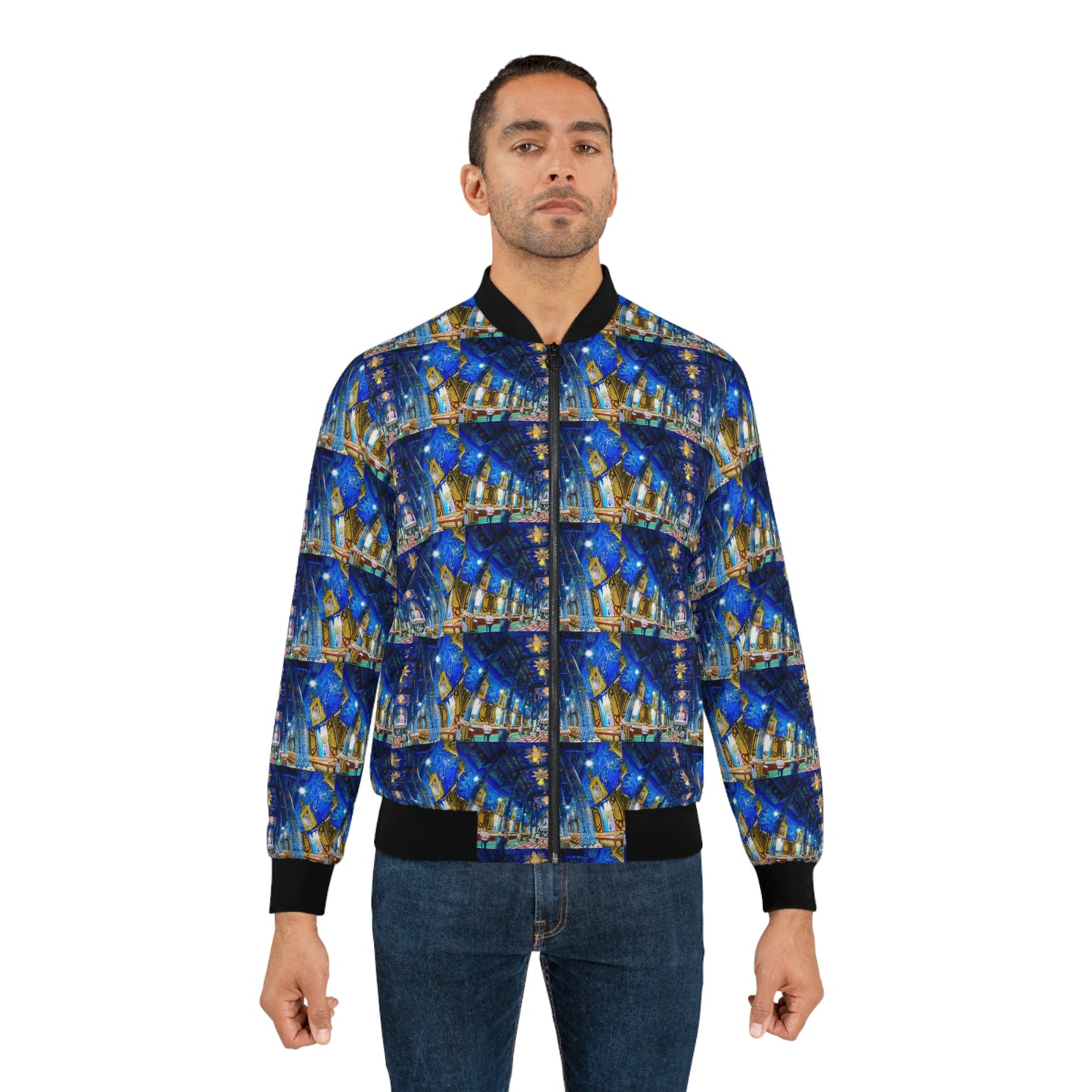 Chicago nights Men's Bomber Jacket