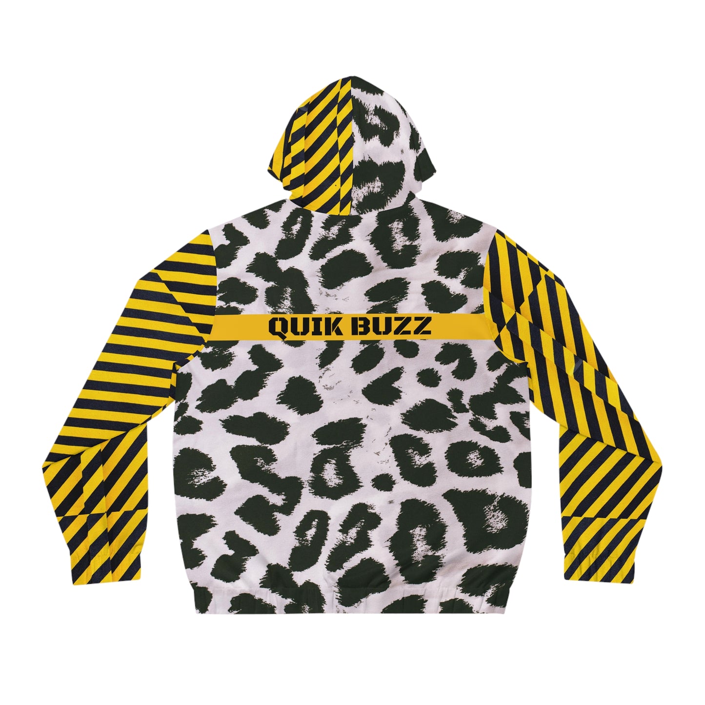Men's High Fashion Full-Zip Hoodie by Quik Buzz
