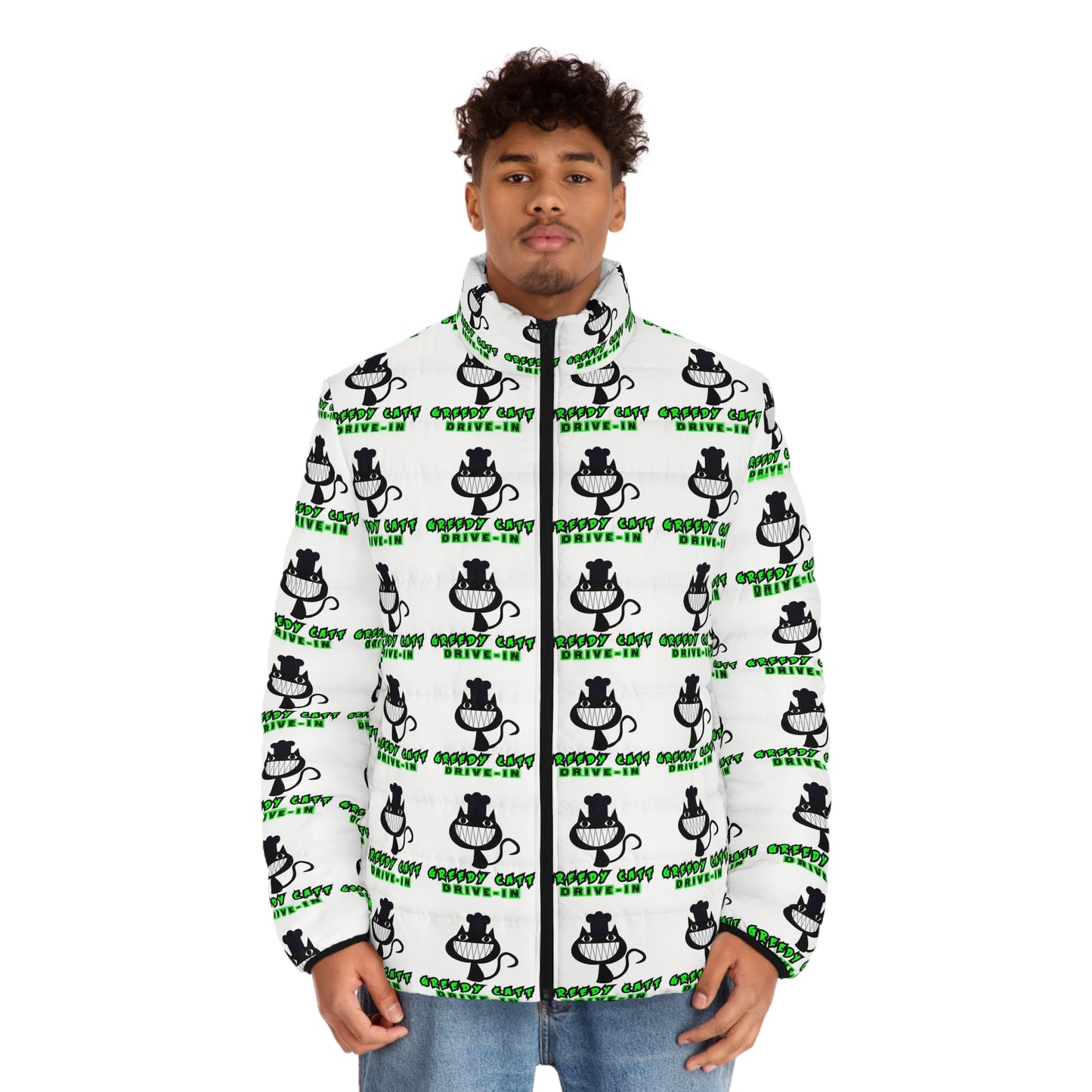 GREEDY CATT Men's Puffer Jacket