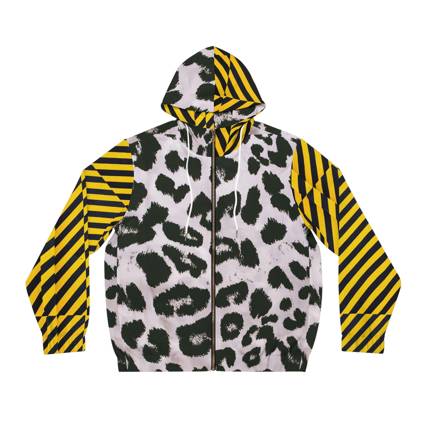 Men's High Fashion Full-Zip Hoodie by Quik Buzz