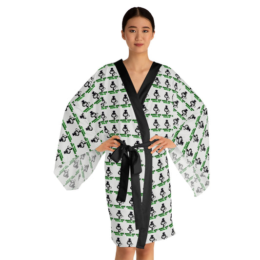 GREEDY CATT Long Sleeve Kimono Robe