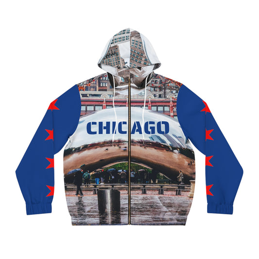 Men's Full-Zip Hoodie (AOP) CHICAGO