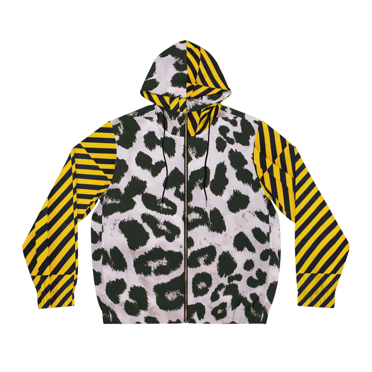 Men's High Fashion Full-Zip Hoodie by Quik Buzz