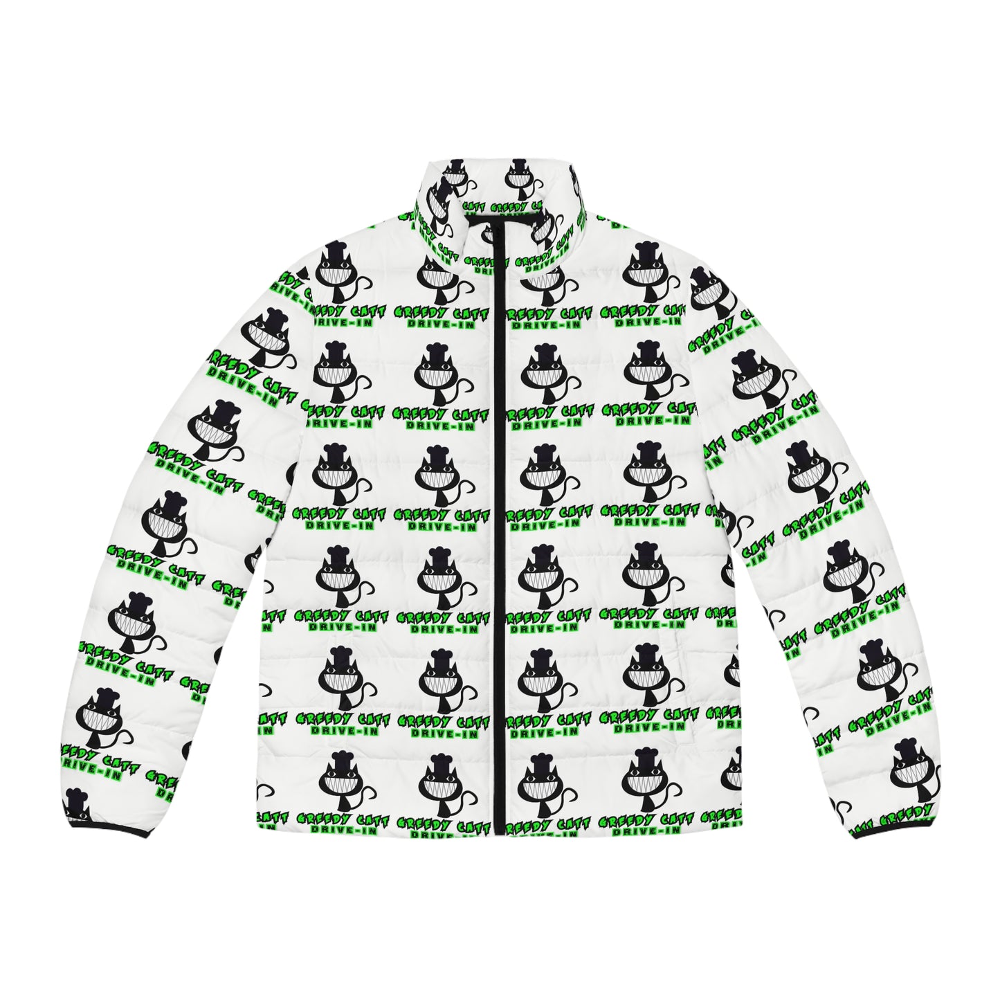 GREEDY CATT Men's Puffer Jacket